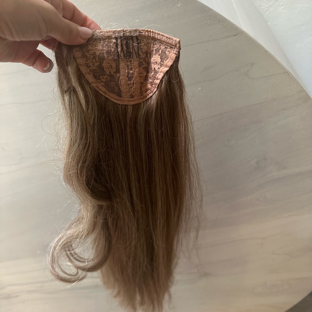 Hair long pony tail extension